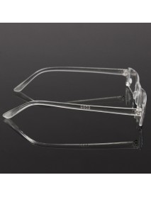 Fashion Resin Clear Rimless Reader Presbyopic Eyewear Reading Glasses