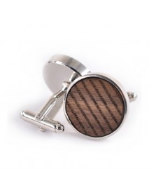 Mens Round Business Personality Pattern Printing French Shirt Cufflinks Dress Cuffs Suit Cuff Button