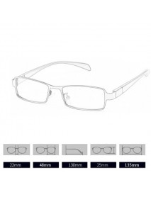 Folding Reading Glasses Men Women Metal Frame Portable Presbyopic Glasses With Glasses Case