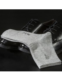6 Pair Men Cotton Solid Business Long Tube Socks Casual Antibacterial Breathable Socks