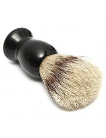 Badger Hair Brush+Stainless Steel Shaving Razor Stand+Plastic Bowl/Mug Set