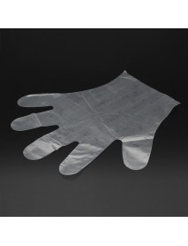 100Pcs Safety Gloves Disposable Gloves Home Kitchen Dining Transparent