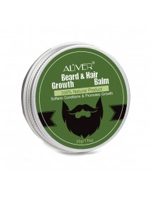 100% Natural Beard Growth Balm Mustache Oil Hair Grooming Cream Soften Conditions