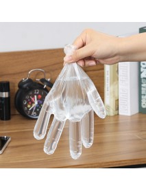 DIGOO DG-LG02 500PCS Disposable Transparent PE Protective Gloves Safety Oil-Resistant Impermeability Nontoxic Glove