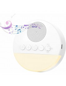 20 Soothing Sounds White Noise Machine Sleeping Aid Therapy Device Sleep Instrument with LED Night Light
