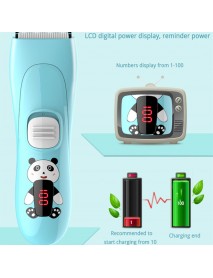 Baby Electric Clipper Waterproof LED Display Hair Clipper Ultra-quiet Rechargeable Hair Trimmer