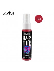 Sevich 30ml Temporary Spray hair dye Liquid hair dye Unisex Hair Color Dye Red/Grey Instant color dye Easy to use Hair Styling 4.5