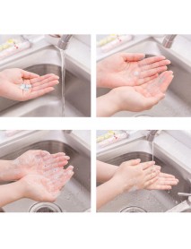 Portable Mini Flower Paper Soap Slice Case Random Color Body Hands Washing Bath Confetti Dish Foaming for Travel Cleaning