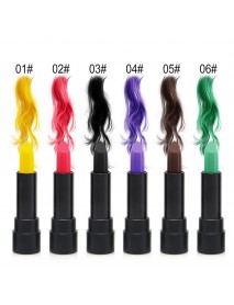 6 Colors Hair Dyeing Stick Non-toxic Hair Salon DIY Hair Coloring