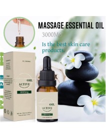 10ml Natural Active Essential Oil 3000mg Herb Extract Drops Hemp Massage Oil Anti Stress Paianxiety Relief Skin Care Sleep Aid