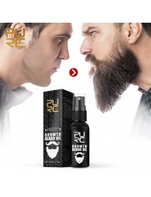 100% Natural Beard Mustache Hair Growth Essence Oil Balm Wax Conditioner Care Oil 30ml