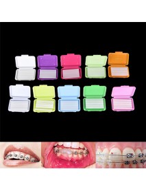 50 pcs Dental Flavoured Relief Ortho Wax Brace Fruit Scent Gum Irritation Set Oral Tools Wax