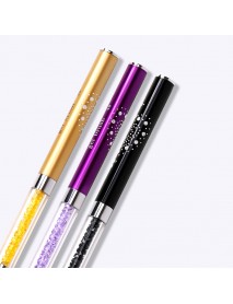 New Double-ended UV Gel Nail Brush Ultra-thin Line Drawing Pen Rhinestone Nail Art Manicure DIY Tools Gold/ Purple/ Black