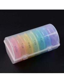 21 Grids Daily Pill Box Organizer Weekly Pill Case 7-days Pill Container