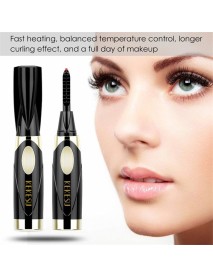 Electric Heated Eyelash Curler  Heating Long Lasting Curled Eyelashes Painless Curved Beauty Make Up Tool