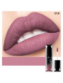 21 Colors Threaded Tube Lip Gloss Matte Liquid Lipstick Makeup Long-Lasting