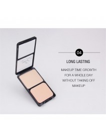 Music Flower Mineral Solid Powder Shimmer Matte Pressed Acrylic Powder With Puff Cosmetics Long lasting Nude Concealer Waterproof woman
