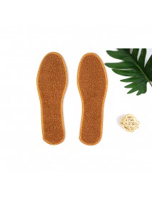 2PCS 45 Yard Warm Insoles Washable Lamb Cashmere Foot Pads Winter Warmer Insole for Men & Women