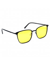 Black Frame Night Vision Men's Sunglasses Box Polarizing Sunglasses Metal Driver's Night Vision Sunglasses