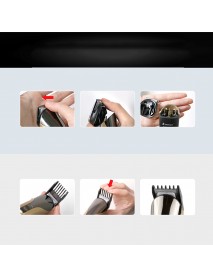 11 in 1 Wireless Electric Hair Clipper Shaver Multi-function Rechargeable Ears Beard Nose Hair Trimmer