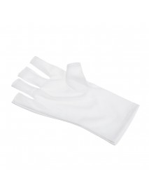Portable UV Protection Nylon Glove Open-Toed Fingerless Anti Radiation Manicure Glove