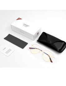 ANDZ Metal Geometric Frame Fashion Eye Care Glasses Anti-Blue Glasses 46% Light Blocking Rated Glasses from Xiaomi Youpin