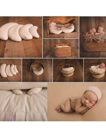 5Pcs Newborn Baby Infant Photography Filled Pillow Moon Bean Posing Photo Prop