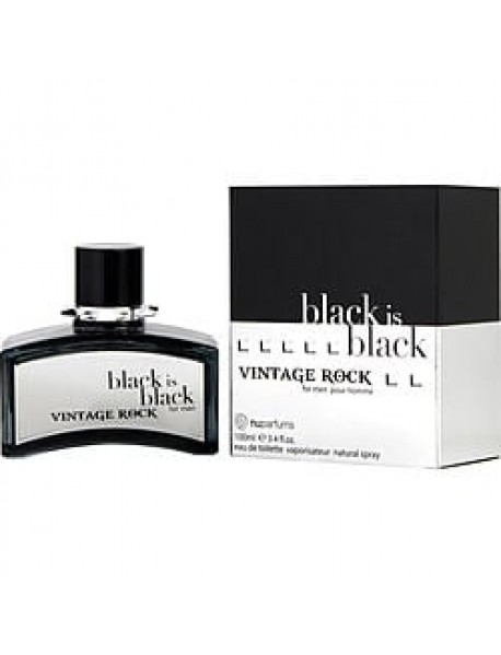 BLACK IS BLACK VINTAGE ROCK by Nuparfums