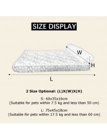 2 Size Pet Bed Dog Cat Puppy Sleeping Manual Massage Cushion Pads Home Kennels Mat