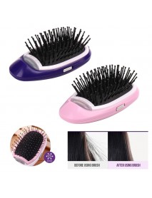 Portable Electric Ionic Hairbrush Straight Styling Tool Massage Comb
