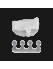 2 Pairs/ Set Toe Separator Tibia Corrector Set Forefoot Pad Toe Separator Comber Foot Care Kit
