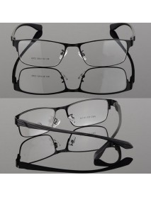 Fashionable Light Slim Eye Glasses Frame Metal Full Rim Frame Rx Prescription Lens for Men and Women