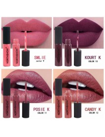 12 Colors Matte Liquid Lipstick Lip Gloss Makeup Waterproof Long Lasting