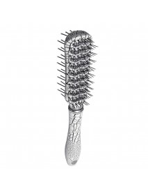 Crackle Forming Design Plastic Hair Comb Brush Straight Smooth Hairs Barber Salon Home
