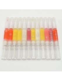 12Pcs Nutritious Treatment Cuticle Revitalizer Oil Pen Mixed Taste Nail Art Care Manicure Set