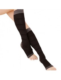 Soothe Varicose Veins Compression Sock Stocking High Knee Sleep Leg Black Belt