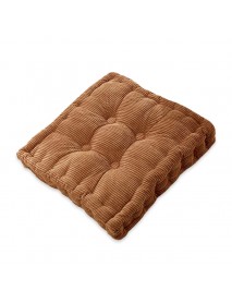 40 x 40cm Washable Corduroy Tatami Floor Seat Cushion Square Plaid Winter Warm Chair Pad Cushion