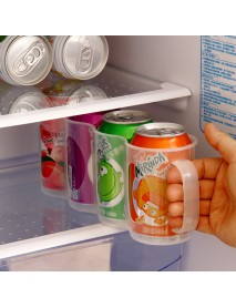 Honana CF-KT04 Cans Storage Box Refrigerator Fridge Organizer Four Case Sauce Bottle Container