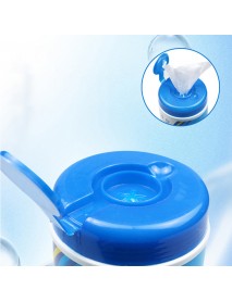 60Pcs Portable 75% Alcohol Wet Wipes Bucket Antiseptic Cleaner Disposable Wet Tissue Paper Sterilization for Personal Care in Travel Outdoor