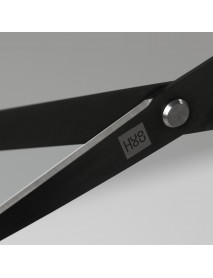 2pcs Titanium-plated Scissors Black Sharp Sets Non-slip Tools Kit