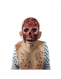 Adult Halloween Latex Bloody Mask Zombie Clown Horror Scary Costume Cosplay
