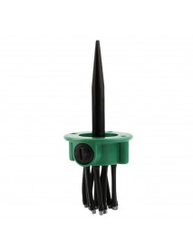 12 Head 360 Automatic Rotating Lawn Sprinkler Small Triangle Nozzle Garden Watering Tools