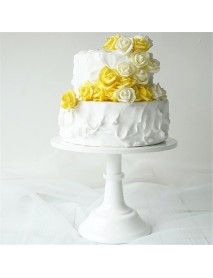 10 Inch Revolving Cake Stand Pedestal White Dessert Holder Wedding Birthday Party Decor