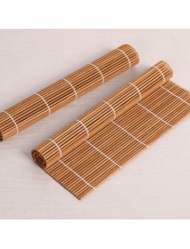 DIY Bamboo Sushi Making Kit 2 Rolling Mats 5 Pairs Chopsticks Rice Spreader Baking Mat