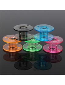25pcs Empty Colorful Plastic Sewing Machine Bobbins Spools Brother Babylock Singer