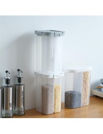 1pcs Food Storage Pot Box 2.6L Refrigerator Plastic Transparent Sealed Crisper Cereal Jar Grain Kitchen Storage Container