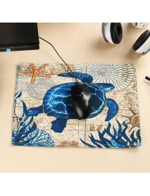 30*40cm Table Pad Cotton Linen Heat Insulation Waterproof Tablecloth Meal Cup Mat Mouse Pad