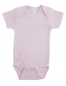 Interlock Pink Short Sleeve Onezie