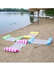 Inflatable Floating Water Hammock Portable Float Pool Lounge Bed Swimming Chair for Home Outdoor Accessary