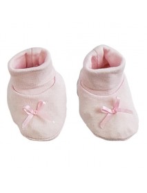 Pink Preemie Booties